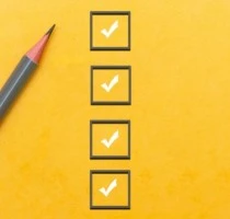 Checklist with all items checked