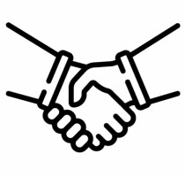 Icon of a handshake